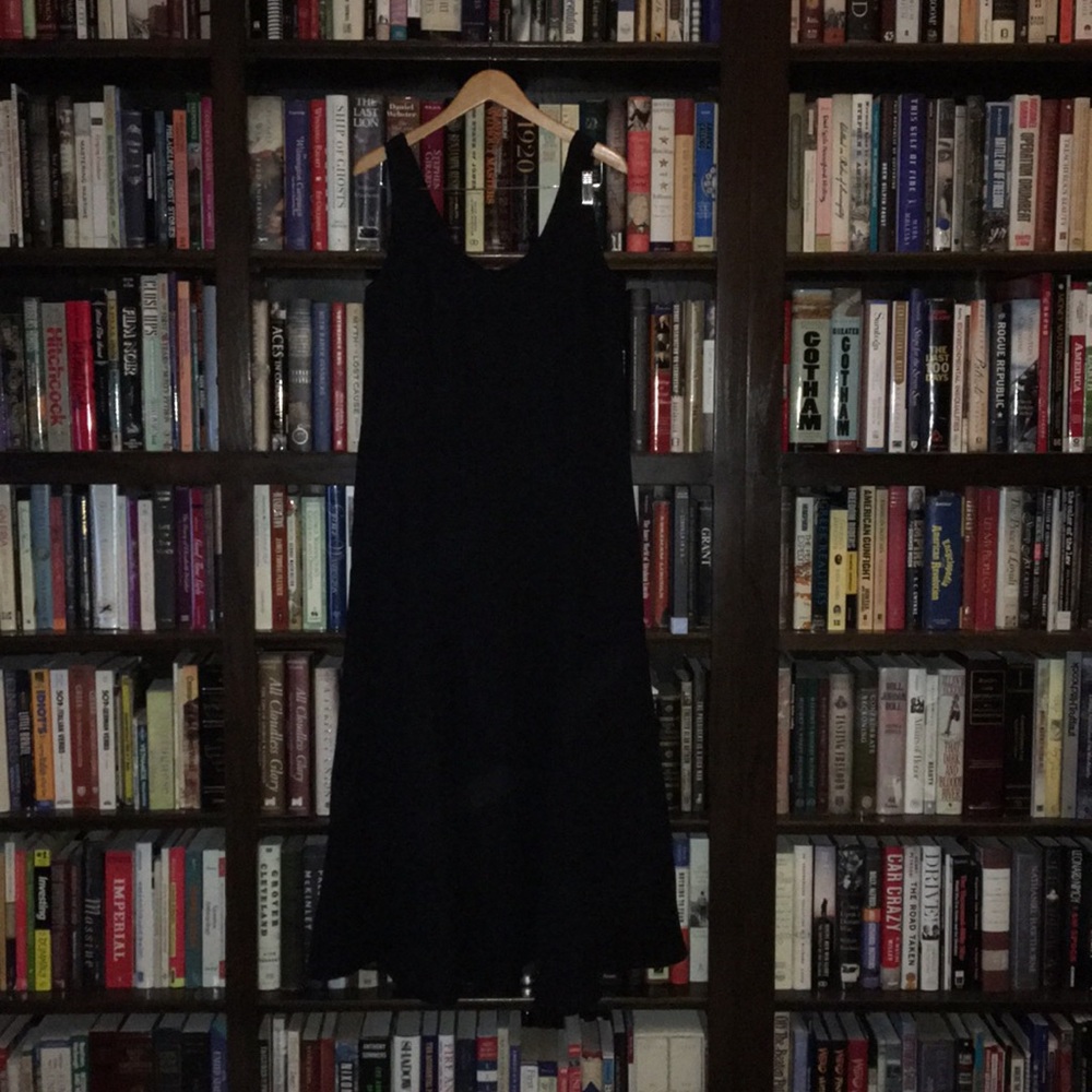 Ann Taylor black tank gown sz 14